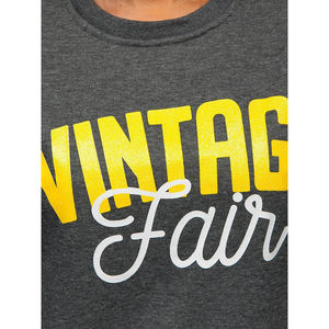 Jersey holgado de algodón para mujer al por mayor, ropa de uso diario para otoño e invierno, sudadera de cuello redondo con diseño estampado para mujer - Product Image 4