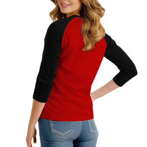 Camisetas impresas personalizadas para mujer, tela suave con estilos de moda, venta al por mayor de fábrica, técnicas teñidas lisas - Product Image 4