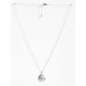 NOVAMART Fine Rhodium-Plated Trendy <b>Tree</b> of Life Pendant <b>Necklace</b> with Zircon and Diamond Accents Wholesale Export - Product Image 3