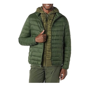 Puffer <b>Jacket</b> with Sleeves Custom Winter Bomber <b>Jacket</b> for Men <b>Jacket</b> Hooded Print <b>Pattern</b> Low Price - Product Image 1