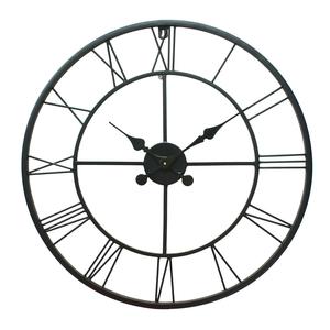 Horloge moderne de luxe en métal Art Clock montre murale de qualité supérieure parfaite pour la décoration de la maison élégante de l'Inde - Product Image 1