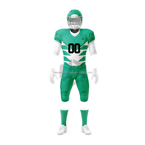 Custom Team American Football Uniform Kit Sports Jerseys Anti-Bacterial Quick Dry Polyester Front Jersey Pant Set League <b>Matches</b> - Product Image 2