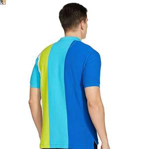 Panel de corte y costura Polo camisas rojo oscuro amarillo y blanco panel cosido juntos en algodón PK varía en diferentes GSMS 180-320 - Product Image 5