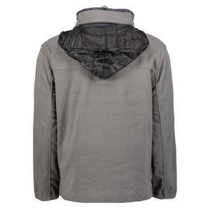 Veste polaire à fermeture éclair avec capuche amovible pour hommes Indemand Veste légère et respirante de haute qualité pour le sport vente en gros - Product Image 3