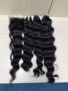 Venta al por mayor de cabello virgen vietnamita crudo ondulado 100% cutícula de cabello humano alineada - Product Image 5