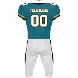 Uniforme de football américain à manches courtes respirant personnalisé pour équipe internationale de conception nouvelle et haute performance - Product Image 2