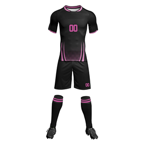 Nouveaux meilleurs uniformes de football d'entraînement OEM, manches courtes, légers, écologiques, séchage rapide, prix bas, personnalisables pour équipes - Product Image 5
