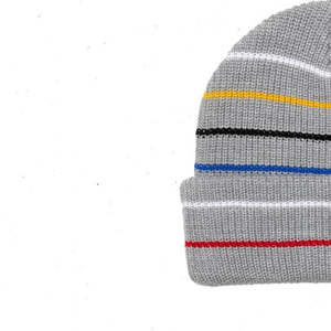 หมวกบีนนี่ถักแบบหนาสำหรับทุกเพศหมวกบีนนี่ผ้าแจ็คการ์ดออกแบบได้ตามต้องการมีโลโก้ - Product Image 6