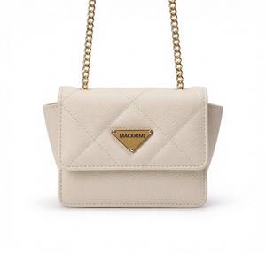 Borsa a Tracolla in Pelle con Catena per Donna - Product Image 6