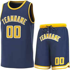 Tenues de basket-ball athlétiques unisexes, ensemble complet d'équipe, respirant, léger, évacuant l'humidité, vêtements de performance, 100% polyester - Product Image 4