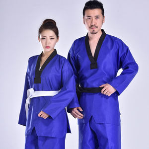Uniformes de Taekwondo Hechos a Medida, Ropa de Artes Marciales de la Mejor Calidad, Logotipo Personalizado al por Mayor, Poliéster/Algodón 300g, Unisex para Adultos - Product Image 4