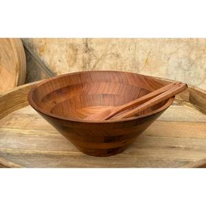 Recién llegado, utensilios para servir de madera con ensaladera, el mejor regalo para una nueva cocina, decoraciones de comedor increíbles - Product Image 1