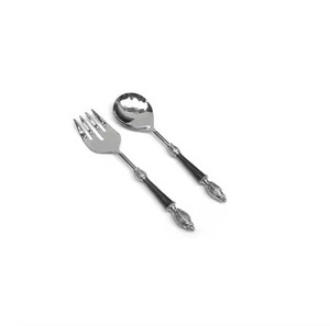 Juego de Cubiertos de Metal de último diseño, cubiertos con mango de mármol, juego de cubiertos de Metal chapado en oro para bodas, hogar, Hotel, utensilios de cocina - Product Image 4