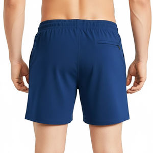 Nouveauté 2025 Shorts de jogging décontractés pour hommes avec poches, style urbain, en polyester/coton, à cordon de serrage, taille haute, séchage rapide - Product Image 2