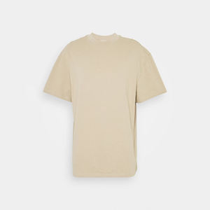 Camiseta de peso pesado personalizada de alta calidad 100% algodón en blanco para hombre, camisetas ajustadas, camisetas de gran tamaño con cuello redondo liso - Product Image 1