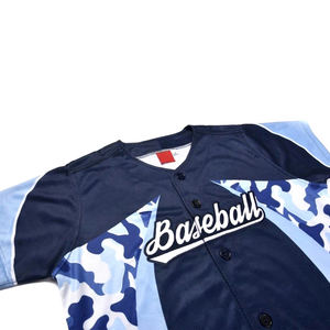 Uniforme de béisbol para hombre hecho a medida de alta calidad 100% poliéster transpirable conjuntos de diseño nuevo para la venta - Product Image 3