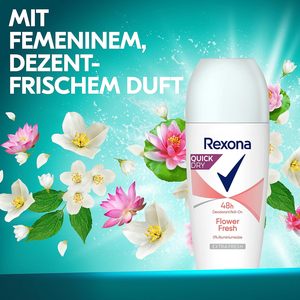 Le déodorant roll-on Rexona Flower Fresh offre un parfum frais, légèrement floral et discret, 6 x 50 ml - Product Image 5