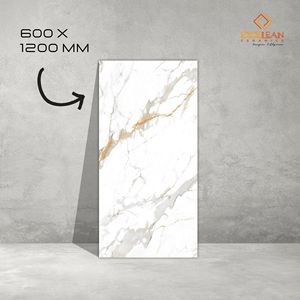 Baño de calidad española, Material de 600x1200mm para construcción, suelos de cerámica de porcelana, azulejo de mármol brillante, Porcelanato Natural - Product Image 3