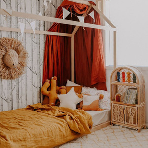 Baby clothing dresser rattan <b>toy</b> storage cupboard with <b>shelf</b> new designs bedroom decor closet for toddlers - Product Image 3