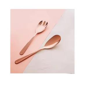 Servidor de Ensaladas de Lujo para Servir la Ensalada, Nuevo Diseño, Juego de Cubiertos, Cubertería de Metal, Cuchara y Tenedor - Product Image 4