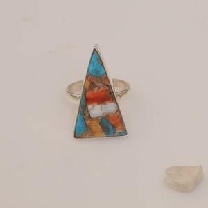 925 Sterling Silver Handmade Natural Gemstone Turquoise <b>Spinner</b> <b>Ring</b> 925 Solid Designer Wedding Gift High Quality Jewelry <b>Ring</b> - Product Image 3
