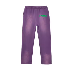 Wholesale Heavyweight Cotton Acid Washed <b>Men's</b> Sweatpants Casual Wide Leg Sun Faded <b>Man</b> <b>Trouser</b> Jogger Straight Sweatpants - Product Image 1