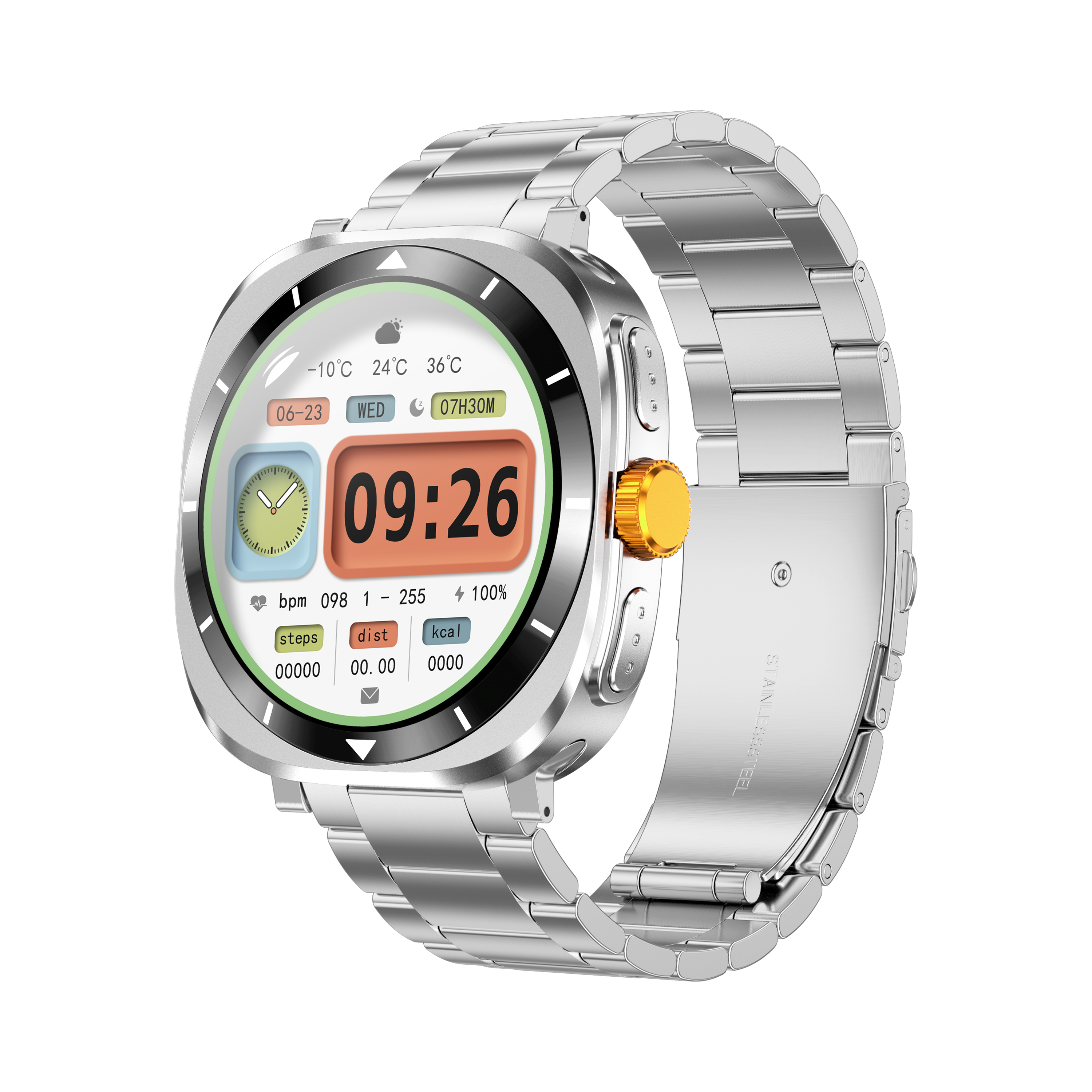 Silver Stainless Steel