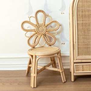 Meubles pour enfants de la meilleure qualité, chaise d'appoint pour enfants fabriquée en rotin, chaises pour bébés. - Product Image 5