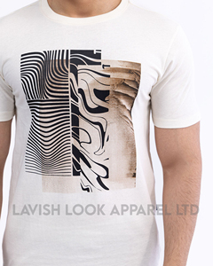 Camiseta Personalizada Lisa para Hombre, Corte Regular, 100% Algodón, Estilo Casual Urbano, Cuello Redondo, Impresión de Logotipo Personalizado, Transpirable - Product Image 3