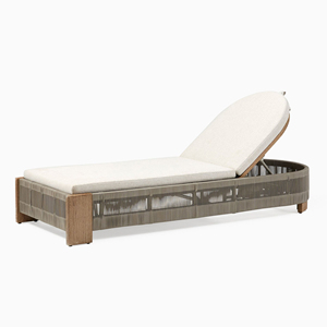 Outdoor Folding Sun Lounger Pool Beach Chair Aluminum With Rattan <b>Sunbed</b> Garden Patio Furniture Set - Sita - Product Image 1