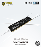 [AITC KINGSMAN] Mémoire RAM DDR4 noire UDIMM 8 Go 3200 MHz pour PC de bureau de jeu Garantie à vie En stock Certifiée