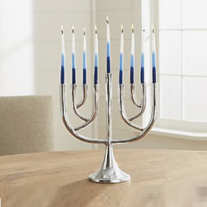 Candelabros con acabado plateado, candelabros hechos a mano, accesorios decorativos para interiores para el hogar, candelabros de Metal para el hogar - Product Image 1