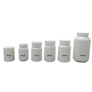 ขวด PET สีตามสั่งขนาด250มล. 300มล. 500มล. 750มล. บรรจุภัณฑ์สำหรับยาเม็ดฝาเกลียวสองชั้น9001 ISO - Product Image 5
