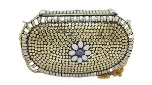 กระเป๋าคลัทช์โมเสคสำหรับสุภาพสตรีตอนเย็นแบรนด์แฟชั่นระดับไฮเอนด์จากอินเดียด้วยงานฝีมือระดับ HF ในราคาที่ต่ำที่สุด - Product Image 2