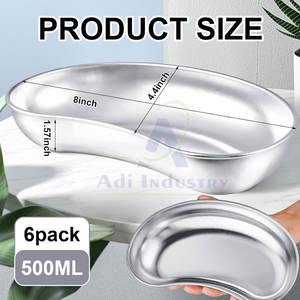 ถาดไตสแตนเลสแบบใช้มือสำหรับงานหนัก - ราคาประหยัด คุณภาพดีเยี่ยม สำหรับการผ่าตัดทั่วไป เกรด A+ - Product Image 6