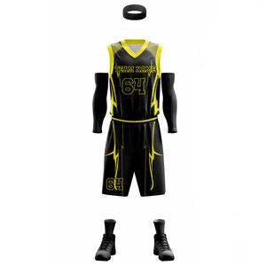 Uniformes de basket-ball de vente en gros uniformes de basket-ball classiques réversibles de sublimation technique de sublimation de vêtements de sport de quantité minimale de commande bas - Product Image 2