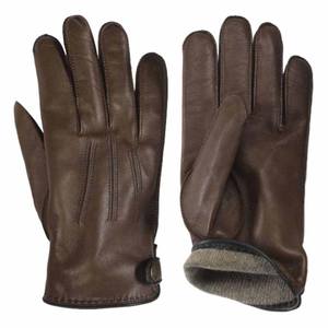 Gants d'hiver unisexes en cuir PU véritable personnalisés - Longueur poignet - Usage extérieur décontracté - Couleur personnalisée - Séchage rapide - Confortables - Personnalisables - Product Image 1