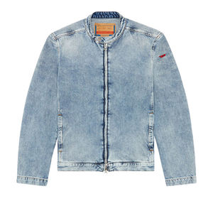 เสื้อแจ็คเก็ตยีนส์ผู้ชายสไตล์นักบินสำหรับฤดูหนาว เสื้อคลุมกันหนาวไซส์ใหญ่ ลายตัวอักษรพร้อมโลโก้ด้านหน้า - Product Image 3