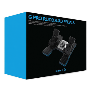 G Pro Rudder Pedals Black And Silver Flight Simulator Pedals For <b>Pc</b> Gaming - Product Image 3