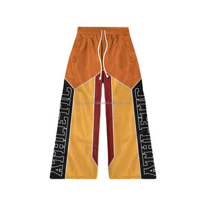 กางเกงวอร์มทรงหลวมสำหรับผู้ชายกางเกงวอร์มผ้าไนลอนสำหรับใส่ทำงานกันลมออกแบบได้ตามต้องการ - Product Image 4