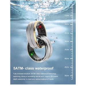 Anillo Inteligente SR01 de Moda a Precio Competitivo, Monitor de Salud, Seguimiento del Sueño, Caja de Acero, Recargable, Inalámbrico, IP68, Control por Aplicación - Product Image 4