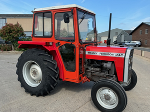 Tracteur agricole d'occasion 50 CV Massey Ferguson 240 2RM, tracteur diesel compact pour MF 240 d'occasion - Product Image 3