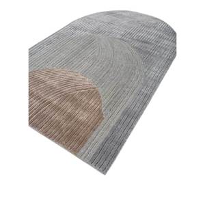 พรมขนสัตว์และวิสโคสสีน้ำเงินลายนามธรรมขนาดใหญ่ทรงสี่เหลี่ยมผืนผ้าสำหรับห้องนั่งเล่น รุ่น Tnq-1146 เหมาะสำหรับวัยรุ่น - Product Image 2