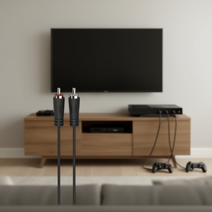 Cable de Audio y Video RCA Negro con Conectores de 5 m 00205093 Producto - Product Image 3