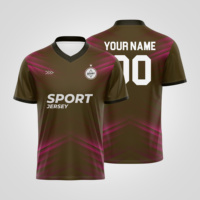 En Trend Nefes Alabilen Futbol Forması Yüksek Kalite Özel Desen Logolu Süblimasyon Transfer Baskılı Anti-UV Hızlı Kuruyan Ekip Futbol Forması
