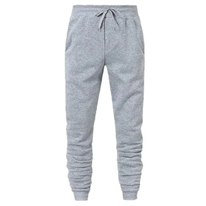 Survêtements pour hommes personnalisés en gros respirant couleur unie jogging confortable style décontracté hommes survêtement en coton - Product Image 3