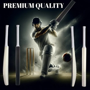 Bâtons de cricket légers et écologiques personnalisés pour joueurs professionnels, poids moyen, fins, derniers modèles en saule du Cachemire rembourrés - Product Image 3