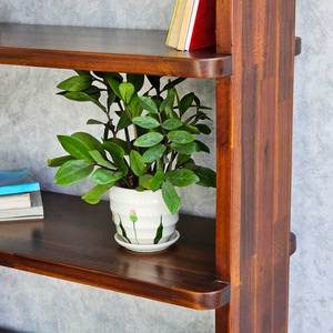 KS68234 6-Tier Acacia Wood <b>Bookshelf</b> 80x30x160cm Standing Type for Living Room Bedroom Kids' Space - Product Image 5