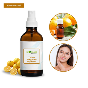 Fournisseur de gros Fabricants Acheteurs en gros Hydrosol de mandarine jaune Forme liquide Ingrédients de citron Fleurs crues Aromaaz - Product Image 3