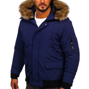 Abrigos largos de invierno para hombre, a prueba de agua, a prueba de viento, grueso, acolchado, de algodón, chaqueta para hombre, Parkas acolchadas, chaqueta extraíble con capucha - Product Image 3
